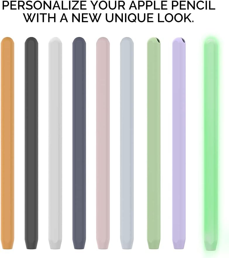 AHASTYLE 2nd (2024) Silicone Case for Apple Pencil Generation & Apple Pencil Pro Sleeve Skin Ultra Thin Apple Pencil