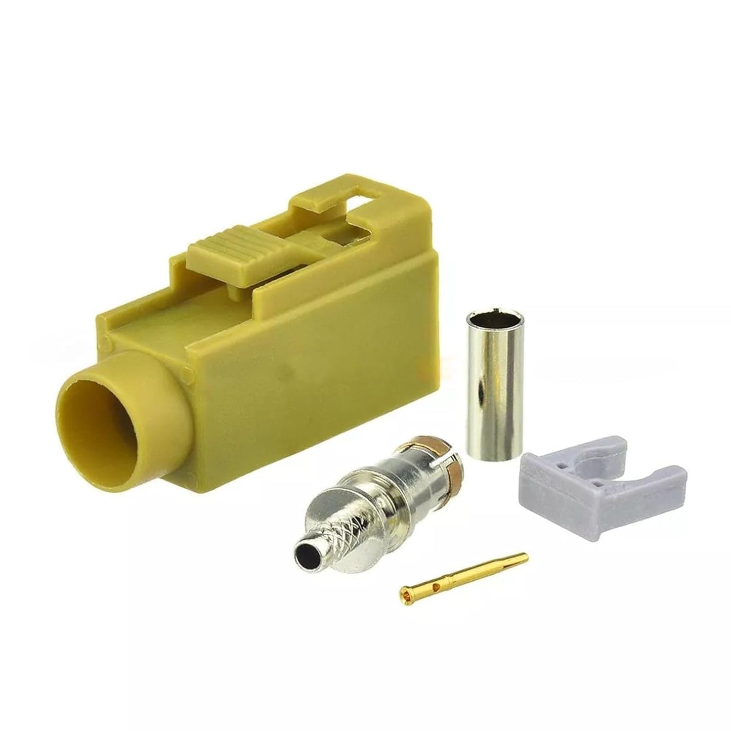 3Pcs RG316 RG174 RF Coaxial Cable Connector, Fakra Video Connector K Female Cable Connector for Navigation Ships or Car