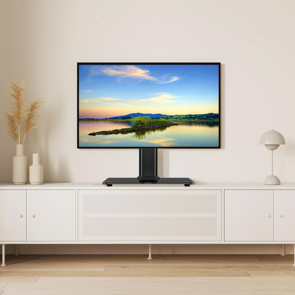 KKTONER 13 inch 43 inch 77LBs Universal TV Stand Base for to LED TV Table Top TV Mount Stand with Swivel Height
