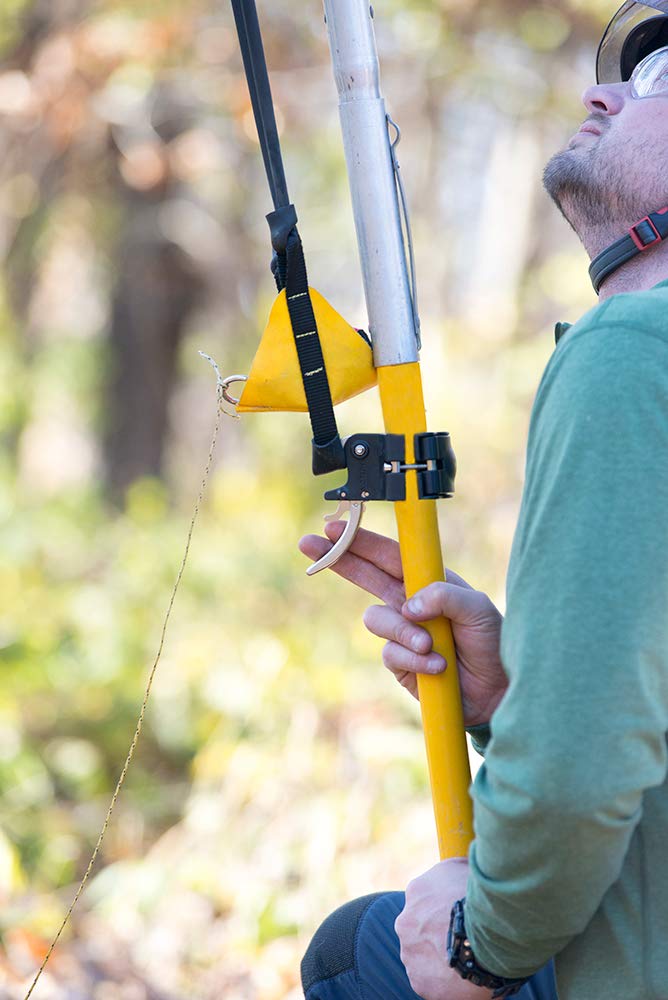 Notch Big Shot Trigger Improves Launching, Accuracy & Line Setting, Quick Mid-Pole Attachment to All 1.25" Round Utility Grade Fiberglass Poles, Integrated Safety Latch (50011)
