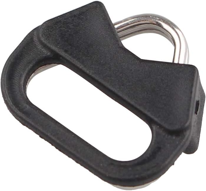 Futheda 4PCS (2 Stainless Steel Lug Ring Camera Strap Triangle Split Ring Hook Adapter + ABS Protector Plastic Cover