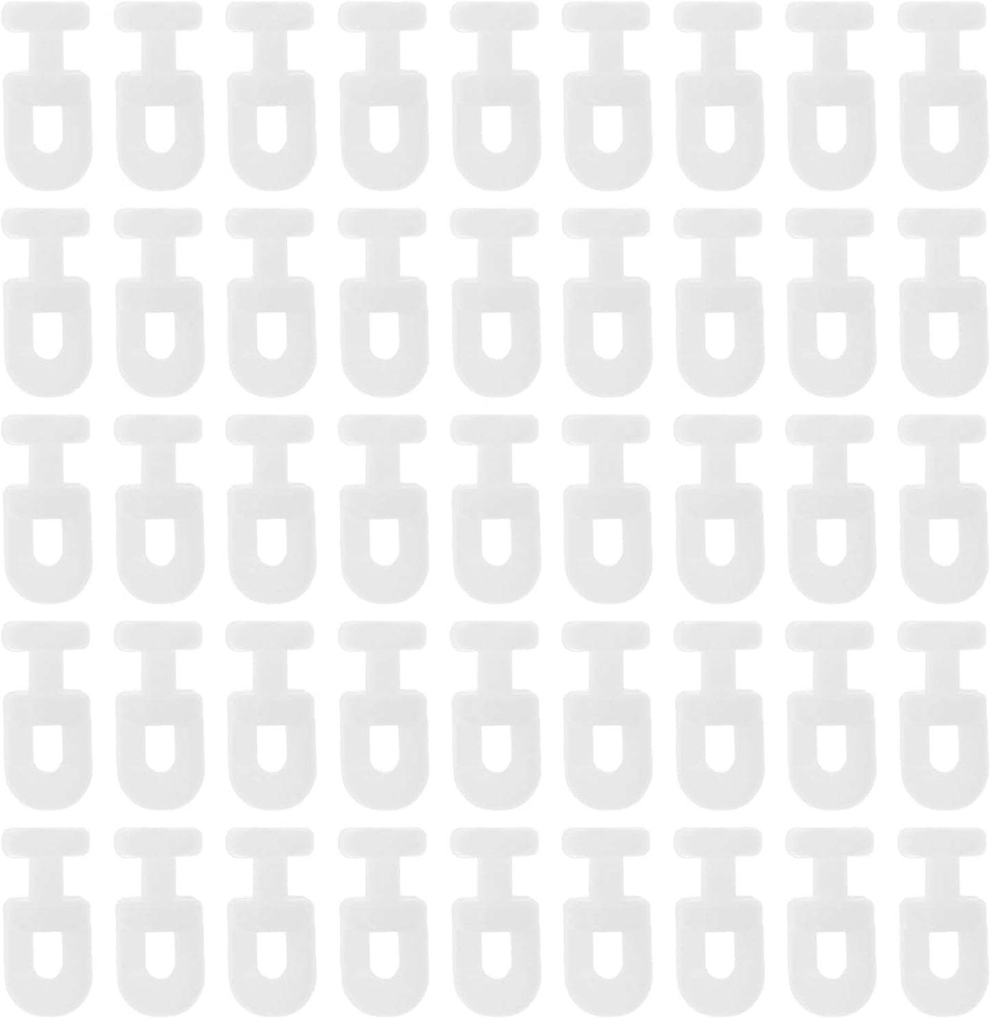 Uonlytech Curtain Track Rollers - 200Pcs Smooth Sliding Pulley Carriers for Drapes & Shower Curtains