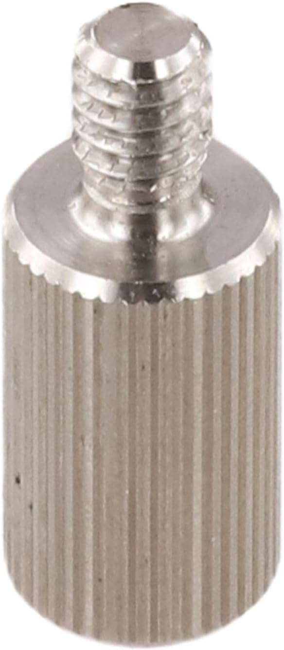 Minhe 1/4" 6mm Folding Table Light Stand Adapter Outdoor Camping Stainless Steel Thread Conversion Male to Female