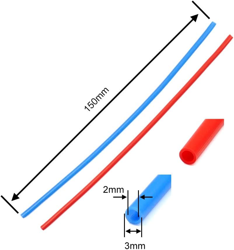 elechawk 12pcs X4R X4RSB Plastic Protection Antenna Tube with Caps for RC Cars FPV Drone Receiver Antenna Frsky XM+