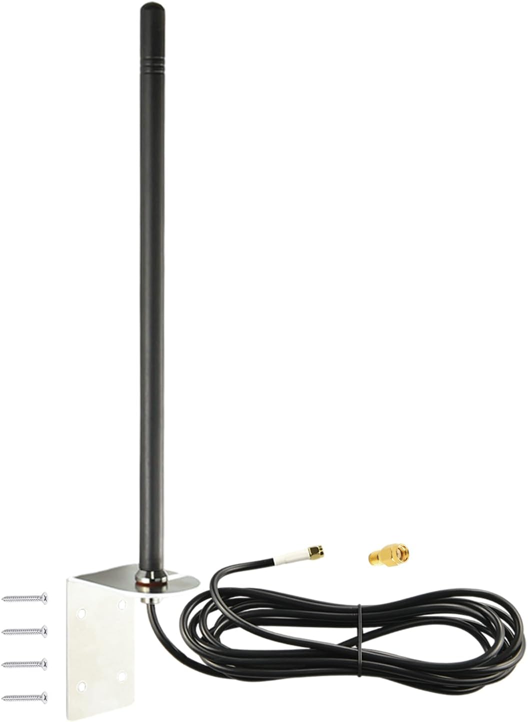 Boobrie 2.4Ghz 5Ghz/5.8Ghz 9.84ft Dual Band Outdoor WiFi Antenna Omnidirectional WiFi Antenna Cable SMA Male & RP-SMA