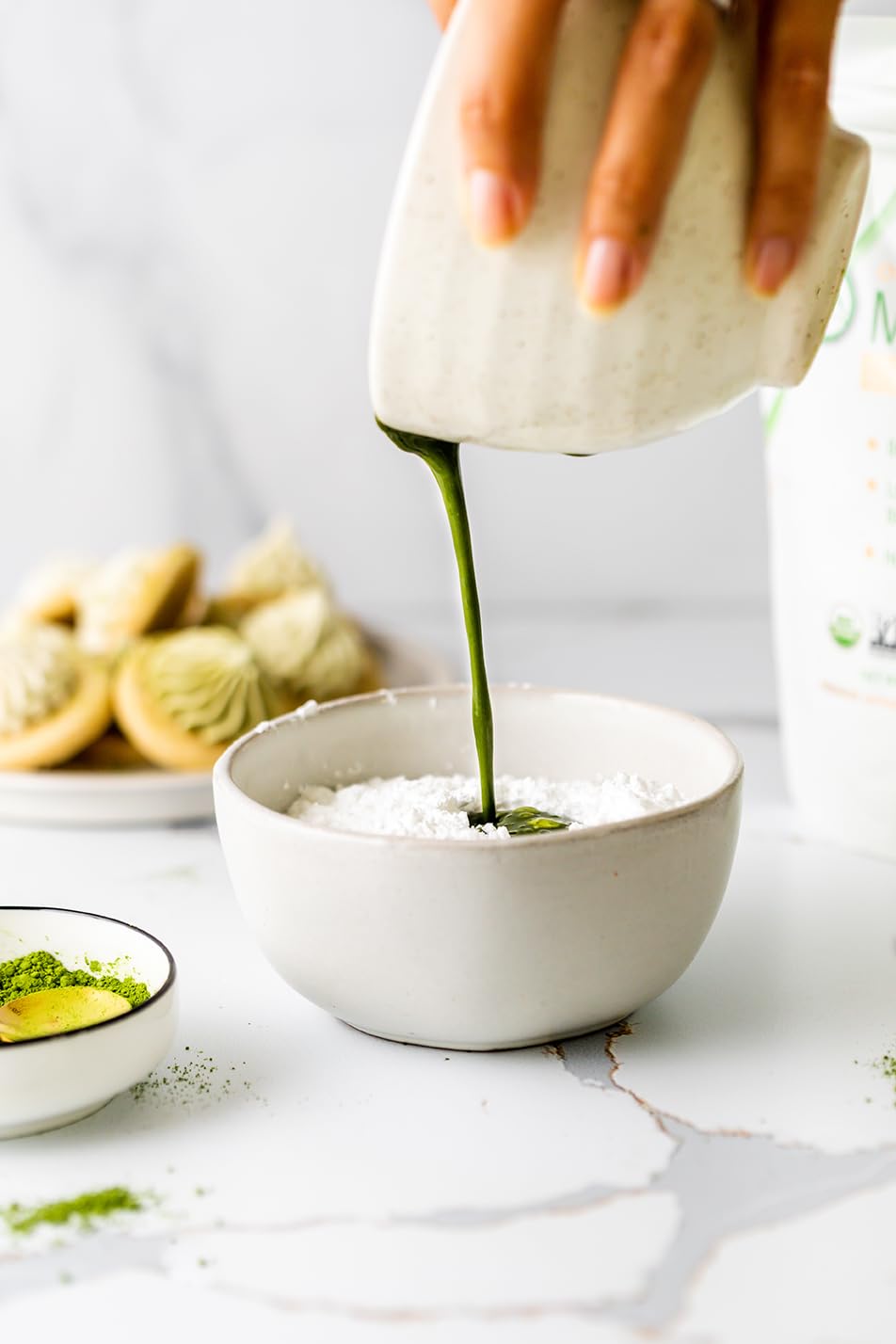 Aiya Certified USDA Organic Culinary Grade Matcha Green Tea Powder - Ideal for Baking, Lattes, Smoothies - Gluten-Free & Non-GMO - 100g Bag (3.52 oz)