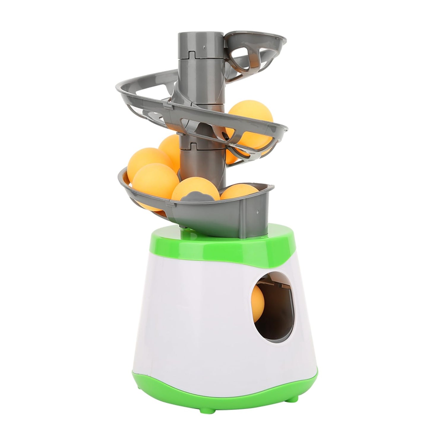 Yosoo Health Gear Table Tennis Robot Automatic PingPong Ball Launcher, Portable Table Tennis Trainer Machine with 10 Balls for Beginners, PingPong Ball Serve Machine for Training Practising