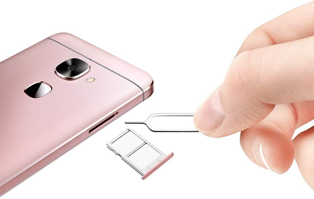 CKANDAY 2 Packs Set 3 1 SIM Card Holders with Tray Opener Pins, Card Storage Tool for Standard Micro Nano Micro-SD