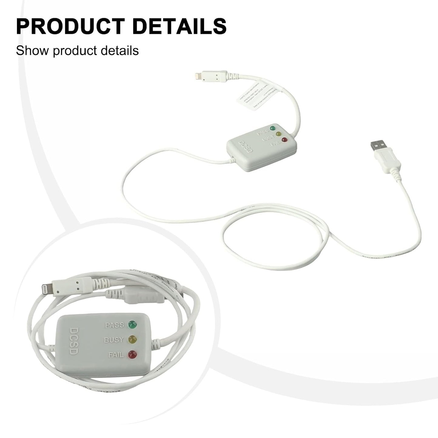 Jurtmy FT232 C2 DCSD Serial Service Cable USB to Serial Bridge Engineering Line with Dual IC for iOS Device Firmware