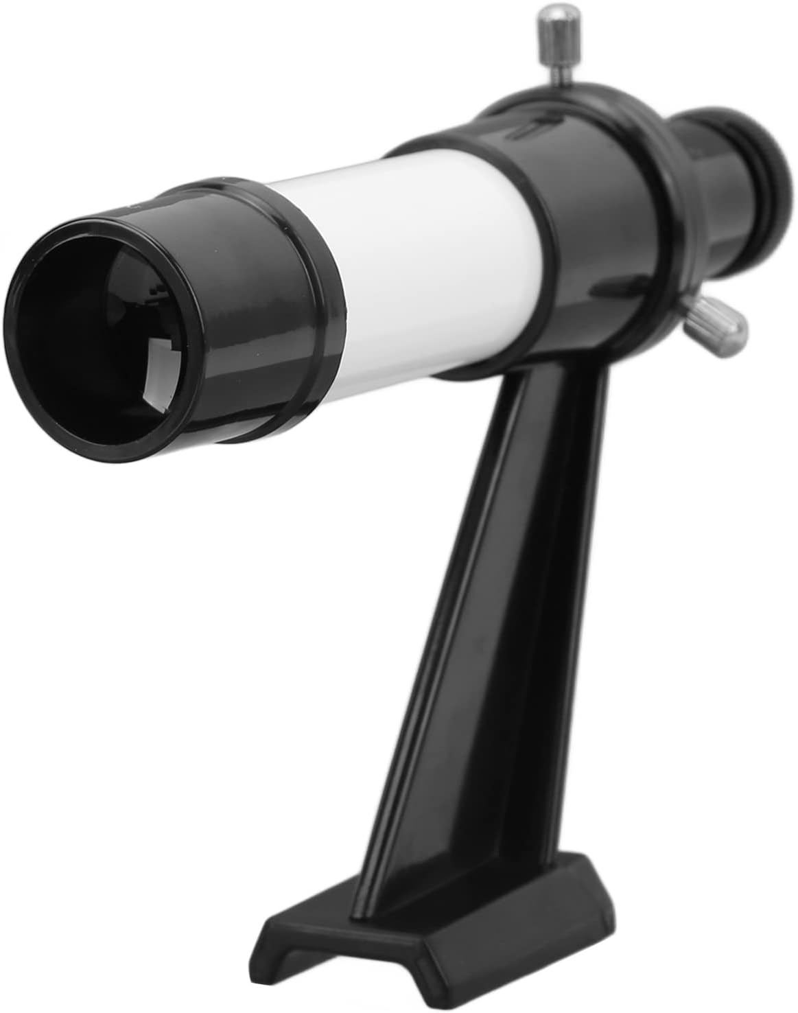 ASHATA 5x24 Finder Scope Mounting Bracket with Two Holes, Cross Hair Reticle Viewfinder, Adjustable Focusing Wheel