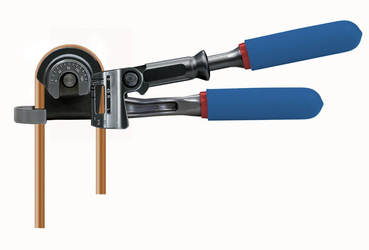 Imperial Tool 470FH Triple Head 180 Degree Tube Bender with Roto-Lok Indexing Handle, 3/16", 1/4", 5/16", and 3/8"