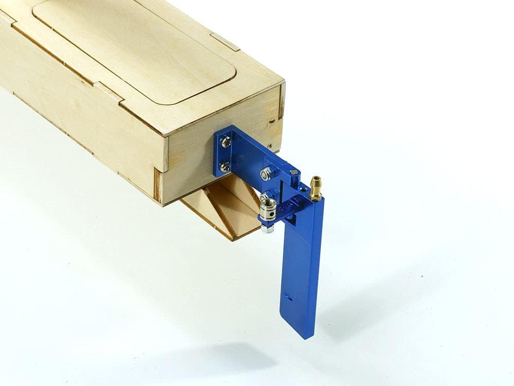 VilogaRC RC Plywood Outrigger 600mm Wooden Air Boat Model Kit to Build, DIY High Speed RC Racing Boat for Adults (B088)