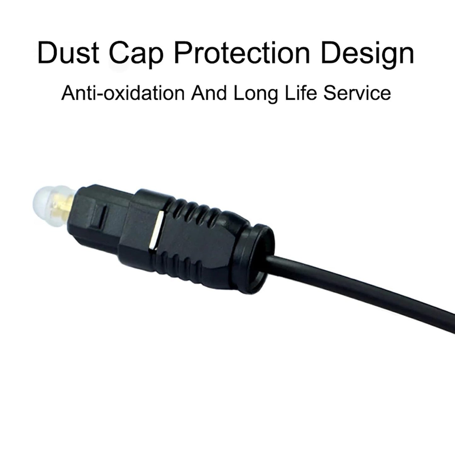 Diarypiece 3.5mm Toslink to Plug Digital Optical Audio Cable SPDIF Fiber Connector