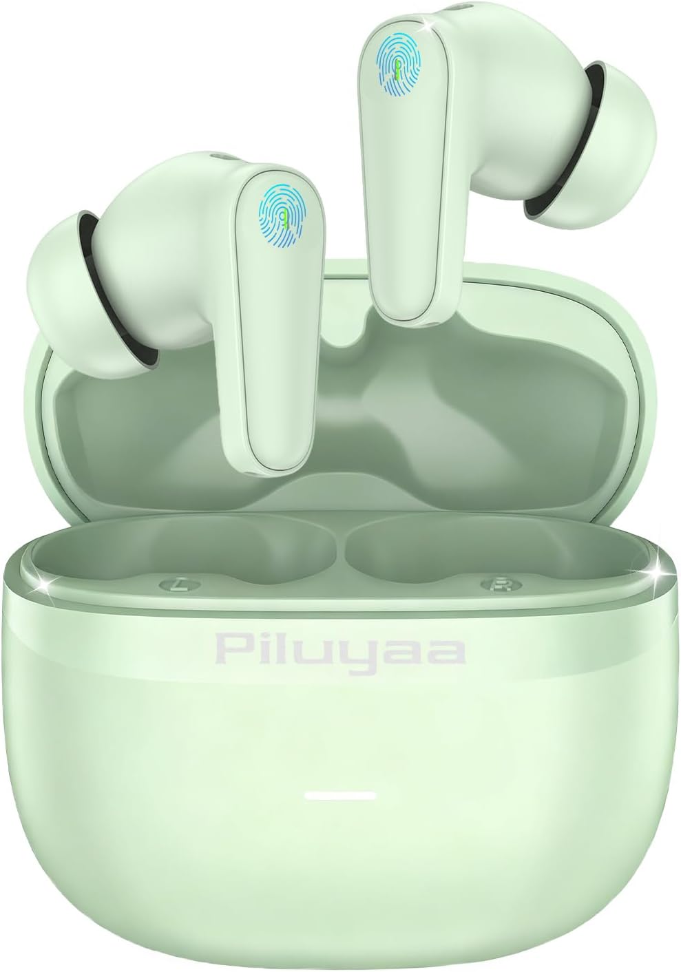 5.4 Piluyaa Wireless Earbuds Bluetooth Headphones in Ear Buds, True ANC+ENC Noise Cancelling Earbuds, HiFi Stereo Deep