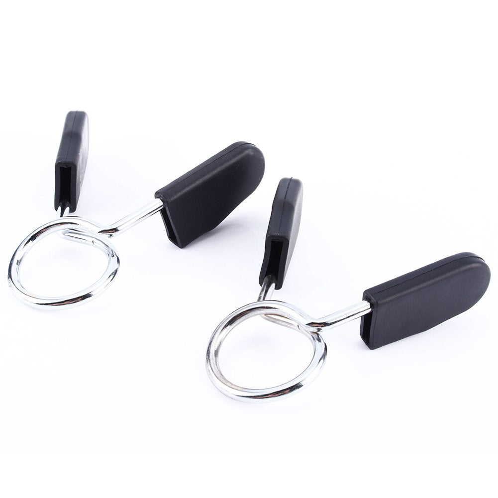 Barbell Collars, Secure Spring Lock Mechanism, Weight Clamps 1 Inch Barbell Compatible for Gym Powerlifting Weightlifting Home Workout Fitness Enthusiasts