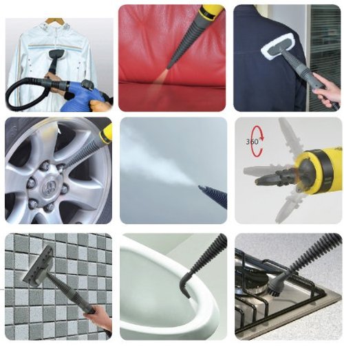 DBTech Handheld Multi-Purpose Pressurized Electric Steam Cleaner