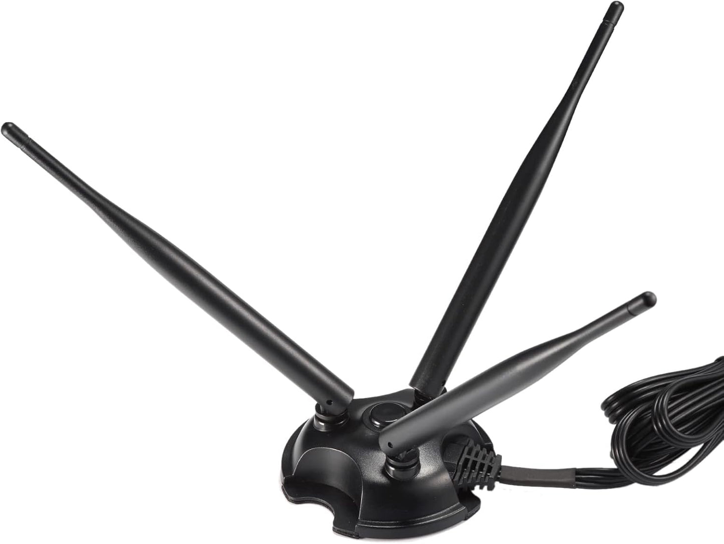 Eightwood 2.4GHz 5GHz 3 6 Dual Band WiFi Antenna, RP-SMA Connector WiFi Antenna Magnetic Base for PC Desktop Computer