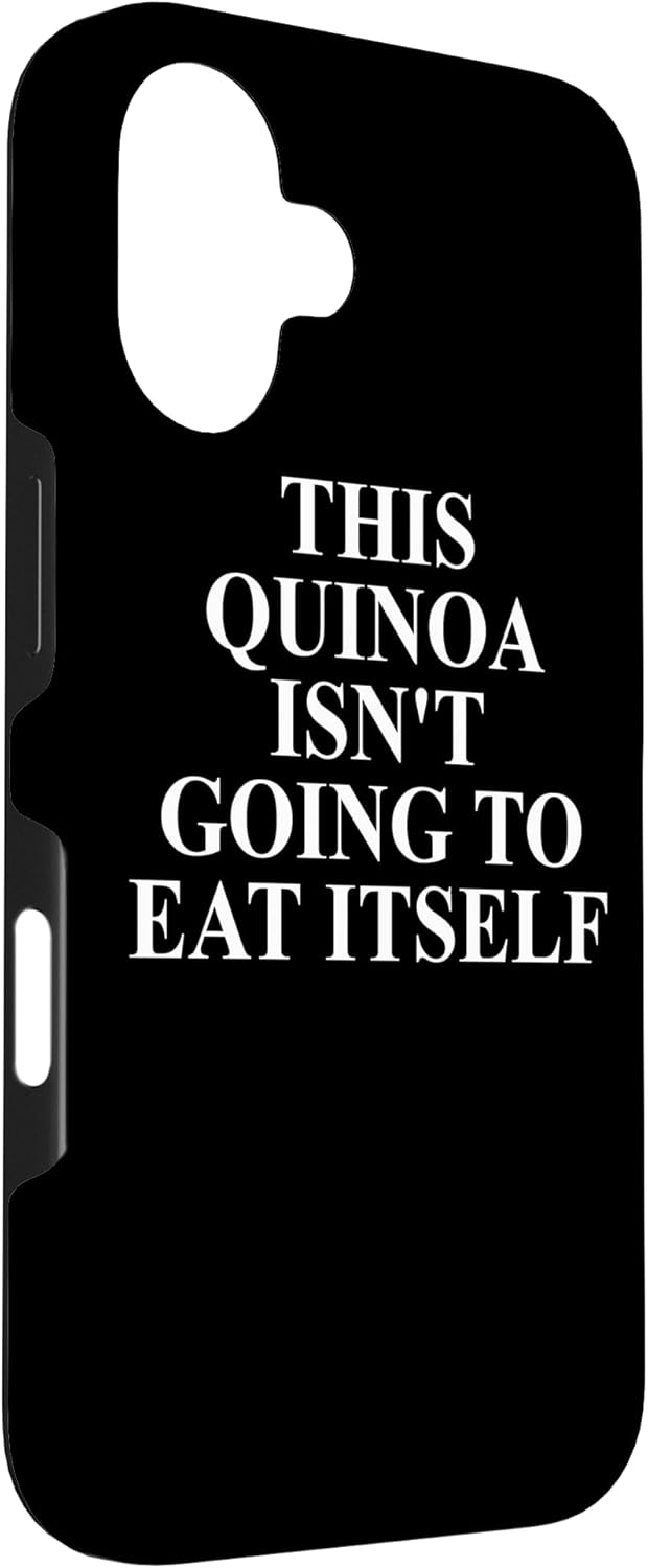 Cool Quinoa Humor Quote Merch 16 Quinoa Apparel - Funny Quinoa Lover Novelty Design Case for iPhone