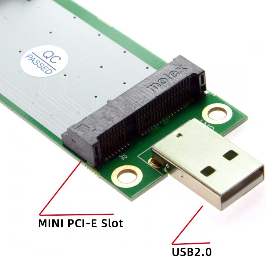CY 3G/4G/5G Adapter Mini PCI-E Wireless WWAN to USB Adapter Card with SIM Card Slot Module Testing Tools for LTE