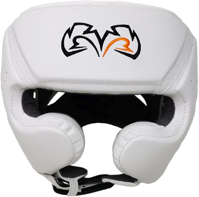 RIVAL Boxing RHG10 Intelli-Shock Headgear, D3O Front and Side Padding, Hook and Loop Back Adjustment with Lace on Top, and Anatomical Rear Head Pad Every Time