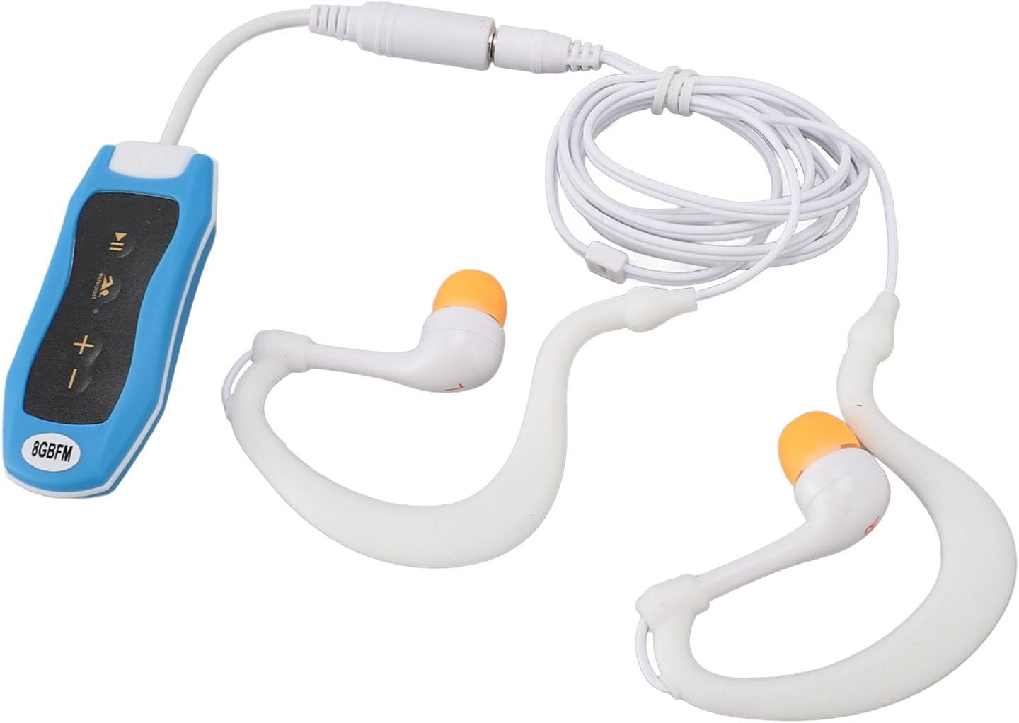 Asixxsix MP3 IPX8 Swimming (8GB) Player, Premium ABS Rubber Material with Rating for Biking Hiking Diving