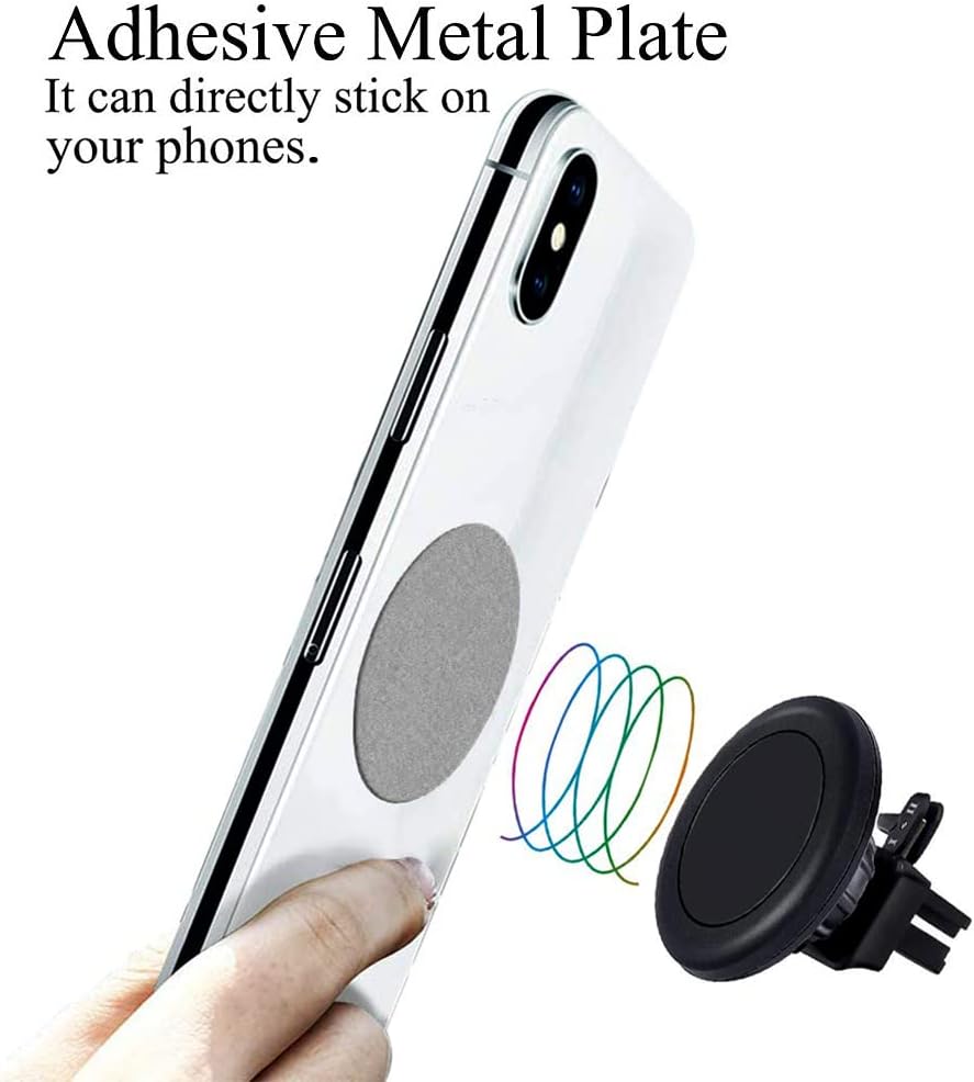 CKANDAY 5 2 3 Pcs Adhesive Thin Metal Plates for Magnetic Mounts, Metal Plates for Phone Case,Metal Plates Disc