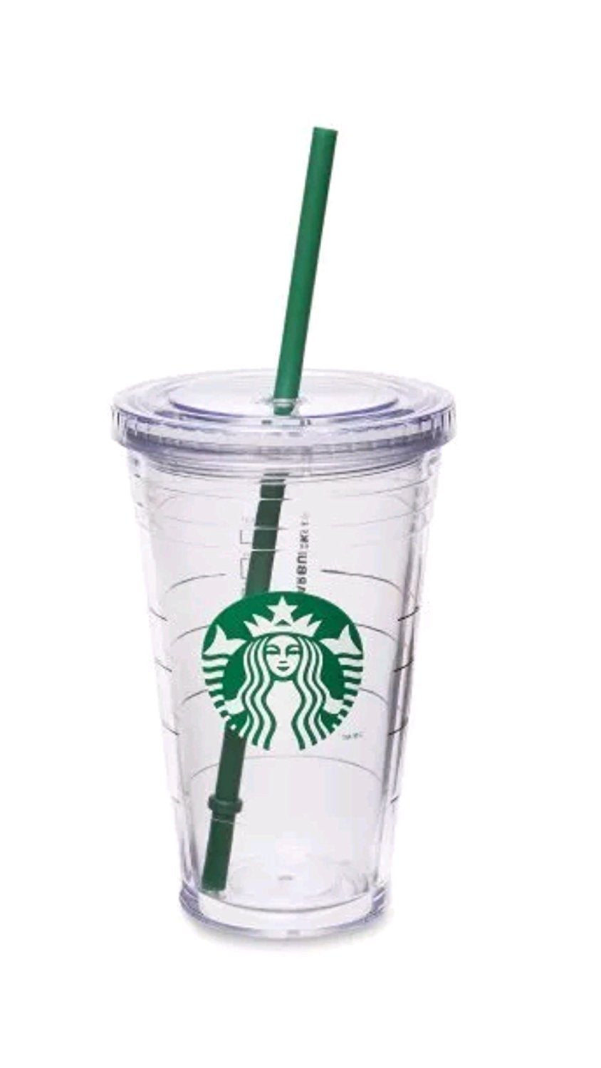 Starbucks Grande Insulated Travel Tumbler 16 OZ Double Wall Acrylic 2 Pack Set