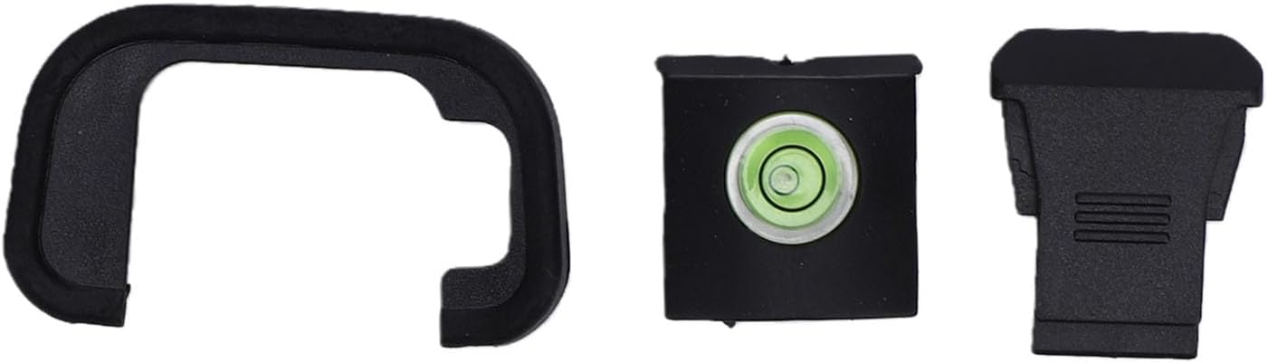 R8 Yunseity Viewfinder Eyecup, Soft Silicone Eyepiece with Hot Shoe Cover and Level for RP Camera, Portable Accessories