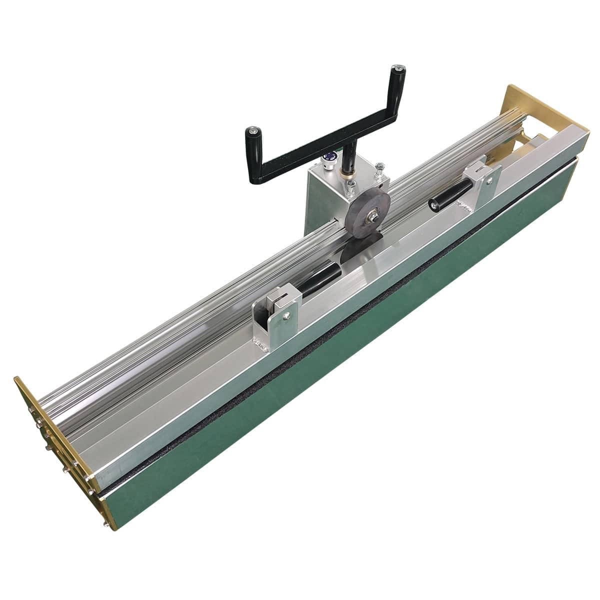 36'' Conveyor Belt Manual Roller Machine, Industrial Fastener Roller Lacer Installation Tool Splice Assembler 2 Face Strips Included, for Wire Hook and Spike Lacing Fastener