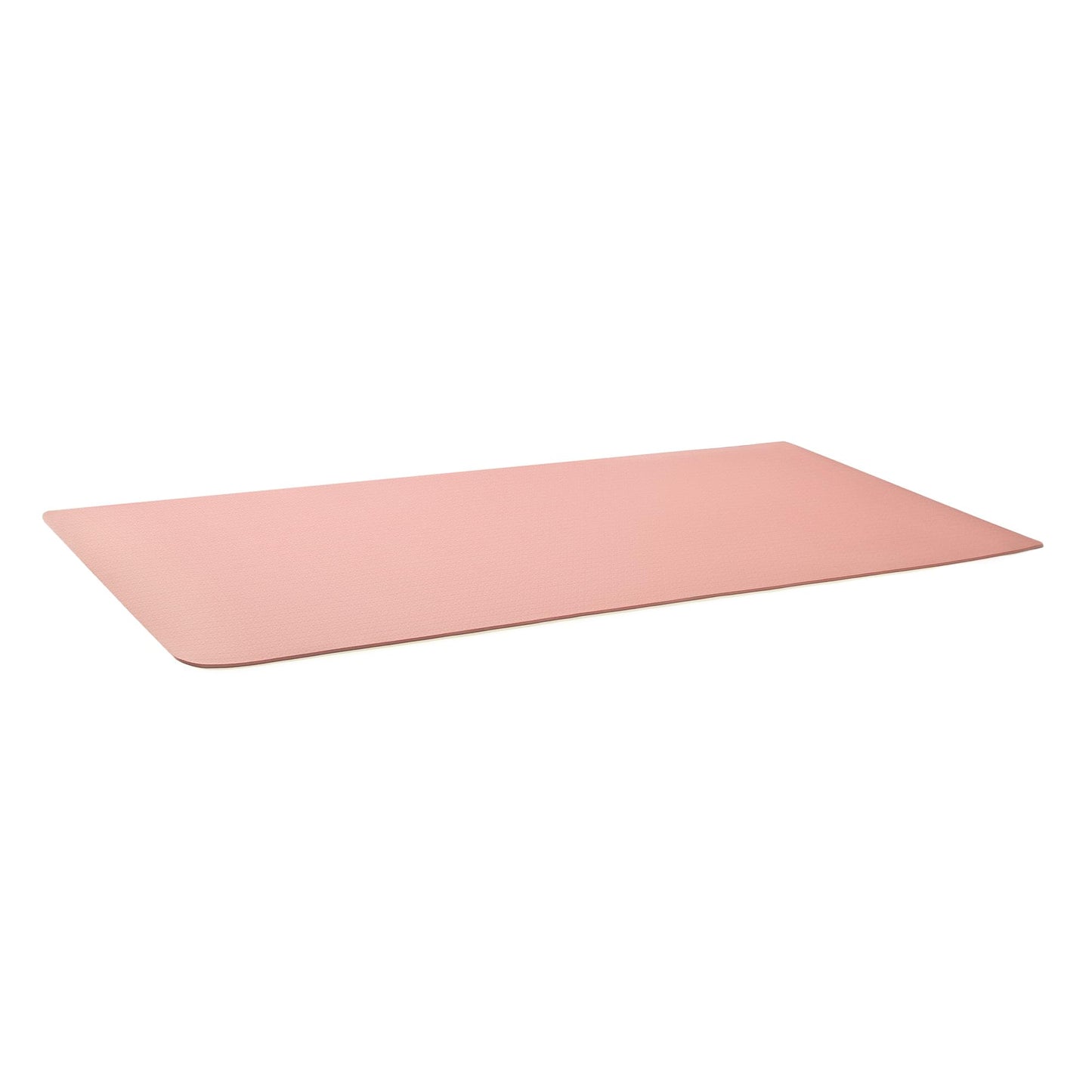 Amazon Basics 0.25-inch Thick TPE Exercise Yoga Mat with Carrying Strap, Rose