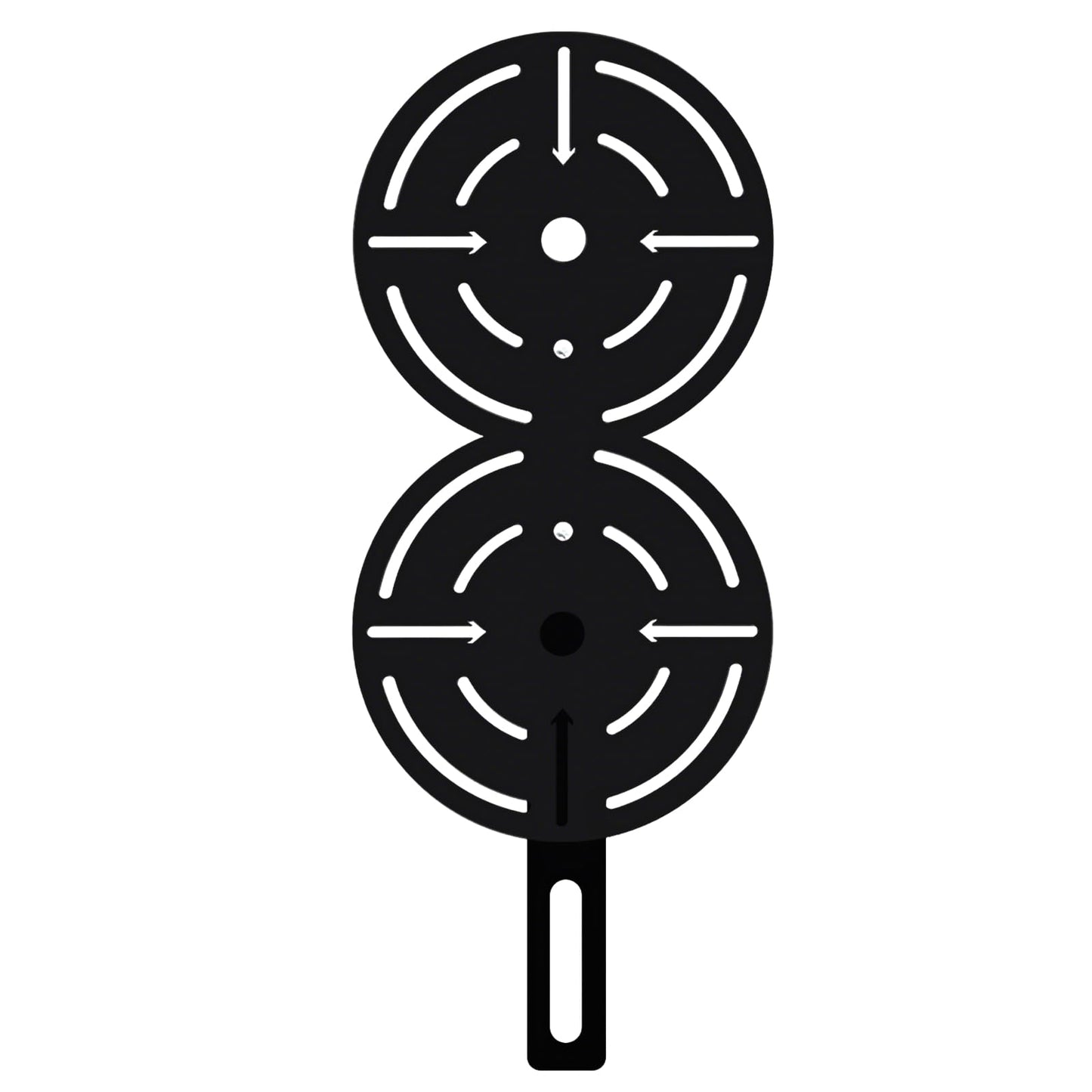 Metal Double Wall Ball Target with Extension Medicine Ball Target Rack Mounted Power Cage Attachments for Strength Endurance Arm Triceps Biceps Workouts