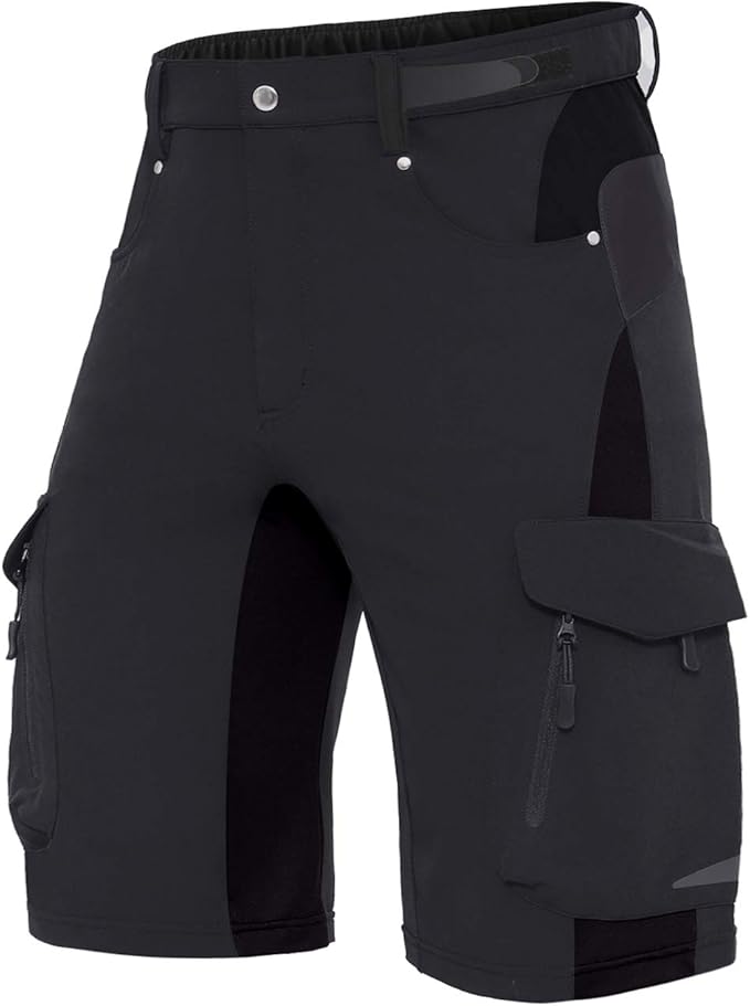 XKTTAC Men's Outdoor Quick Dry Lightweight Stretchy Shorts for Hiking, Tactical, Camping, Travel with 6 Pockets