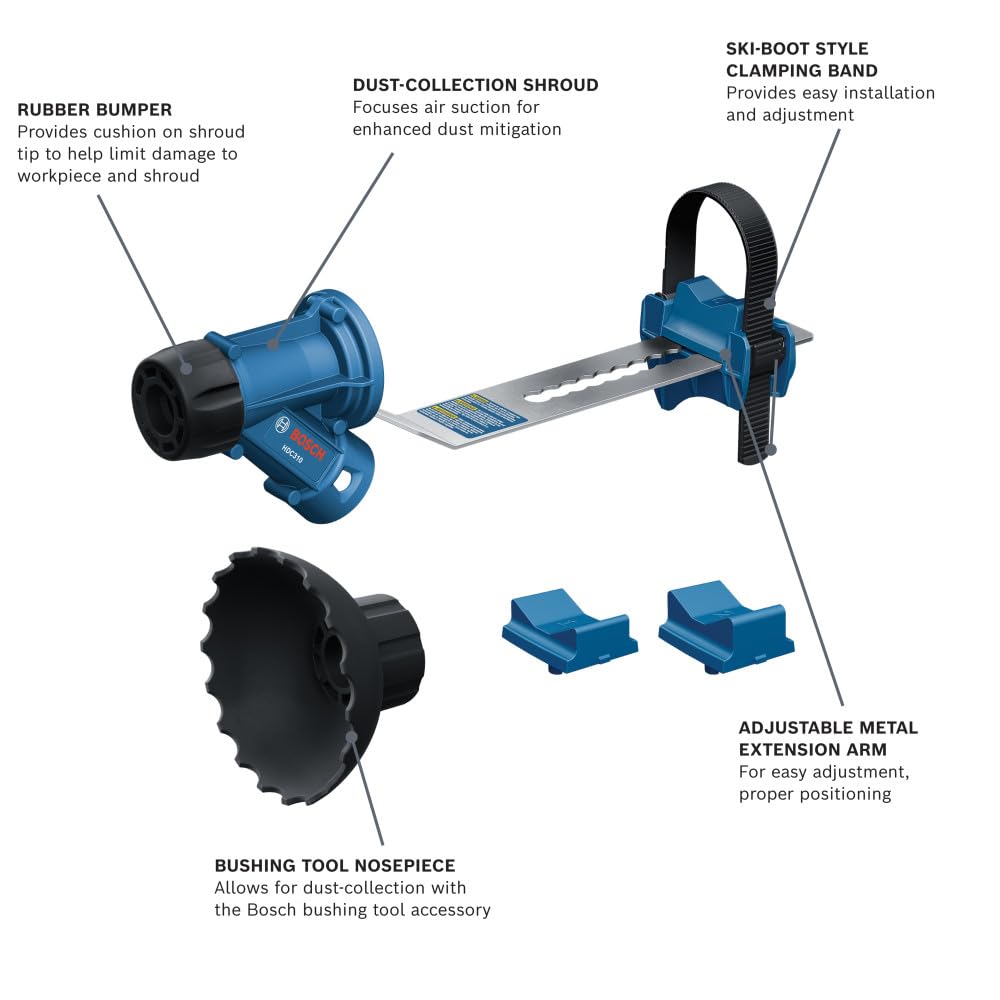 Bosch HDC310 SDS-max® and Spline Dust-Collection Attachment