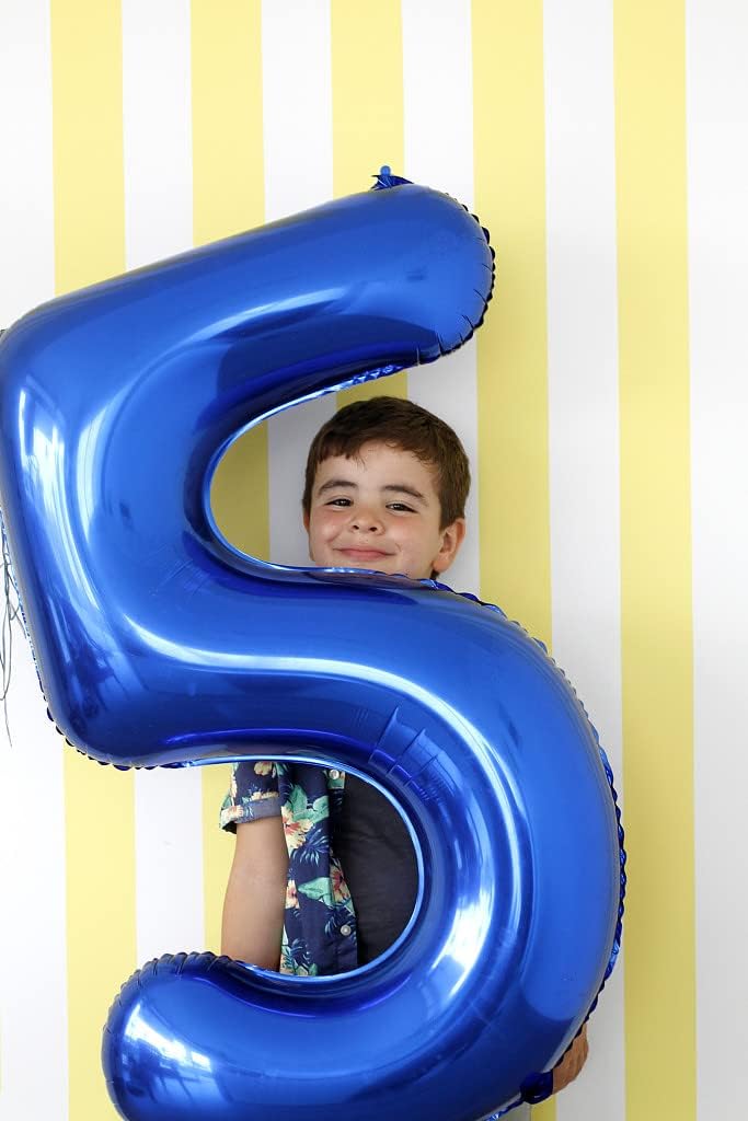 Number 0 Balloons - 40 Inch Navy Blue Birthday Decorations for Milestone Events | Perfect for Ages 10-60