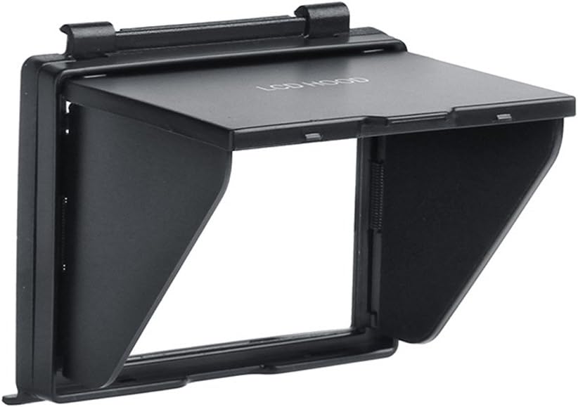 D850 Camera LCD Sun Shade Sun Hood Camera LCD Viewfinder Professional Optical Sunshade with Screen Protector for Nikon