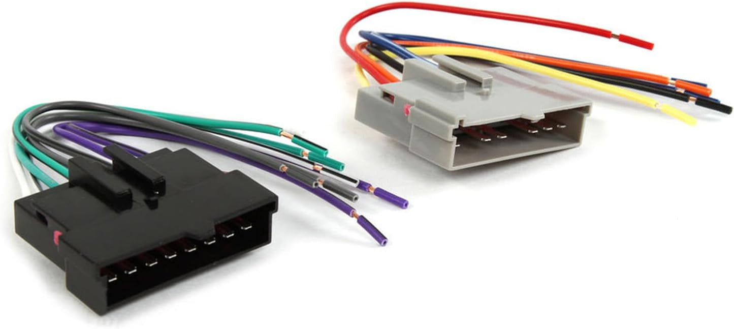 FD02B 1985-2004 Scosche Stereo Wiring Harness Compatible with Select Non-Amplified Ford, Lincoln, Mazda, Mercury