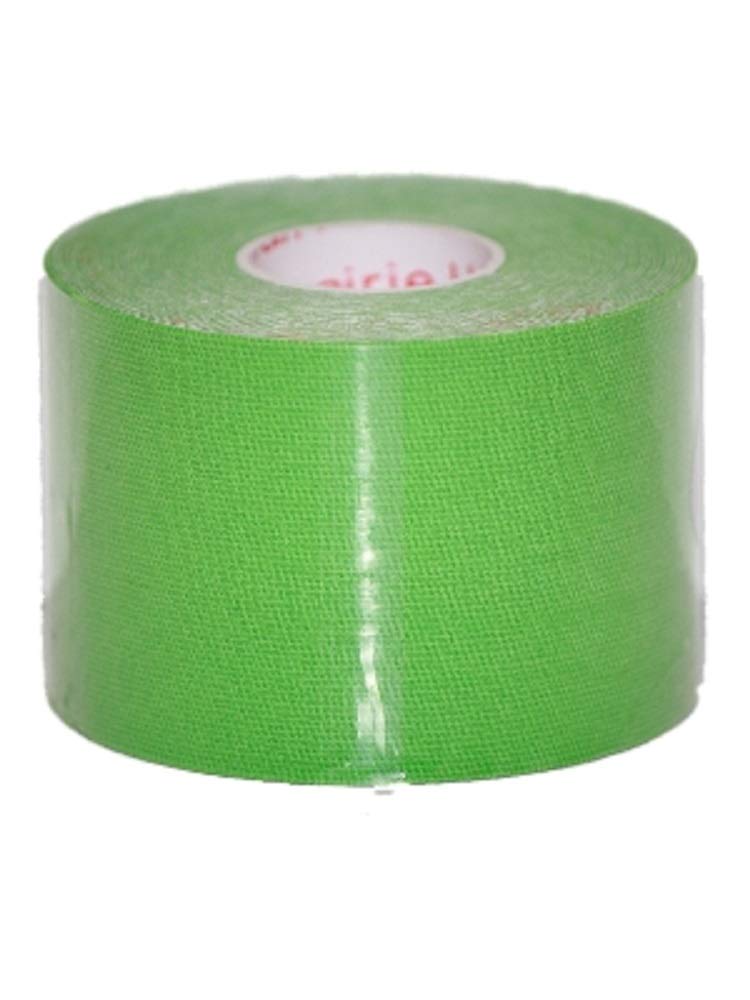 Kinesiology Tape for Shoulder, Wrist, & Knees - Breathable Kinesiology Tape Precut Strips - 20 Pre-Cut 10" Self Adhesive Bandage Wrap - Running Essentials for Women & Men - Lime Green Strips, 1 Roll