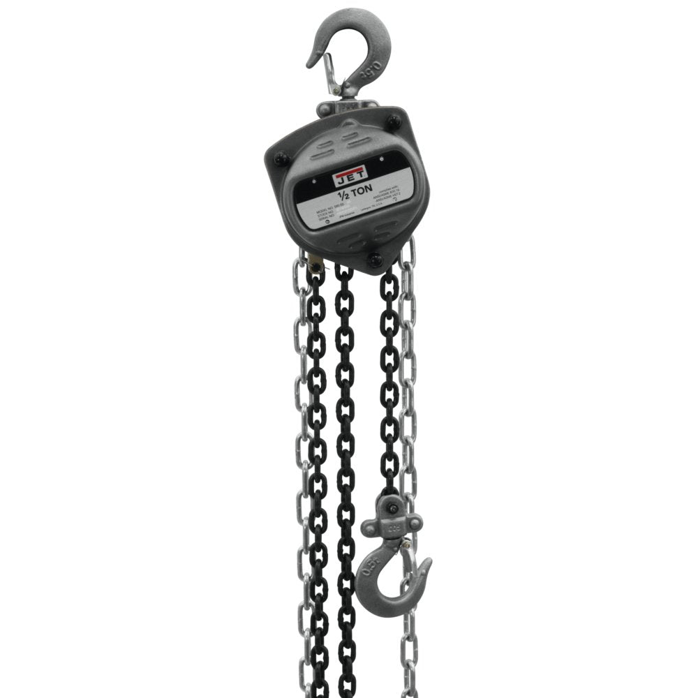 JET 1/2-Ton Hand Chain Hoist, 15' Lift (Model S90-050-15)