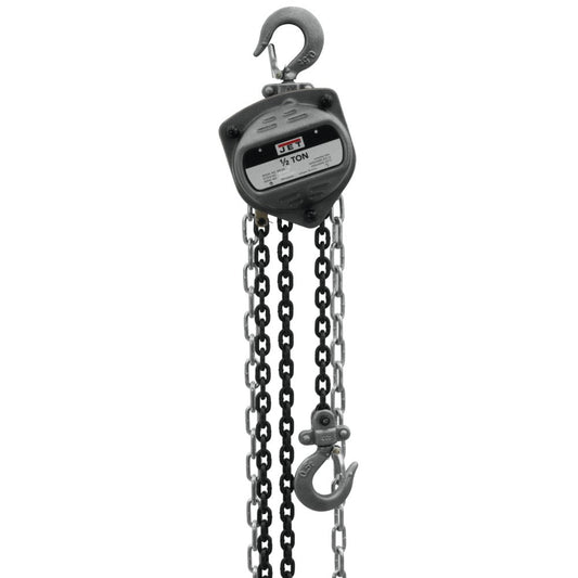 JET 1/2-Ton Hand Chain Hoist, 15' Lift (Model S90-050-15)