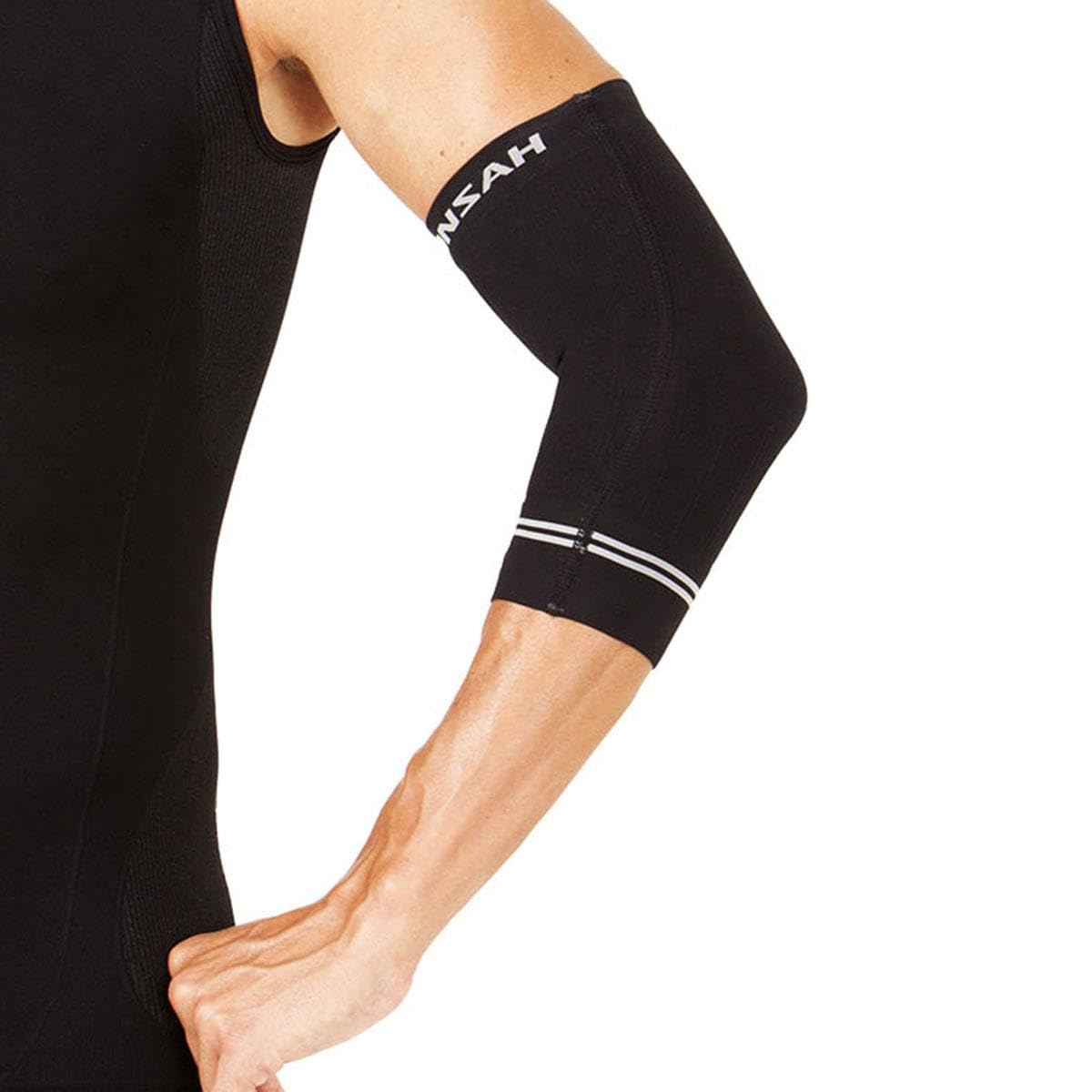 Zensah Compression Tennis Elbow Sleeve for Elbow Tendonitis, Tennis Elbow, Golfer's Elbow - Elbow Support, Elbow Brace (Small, Black)