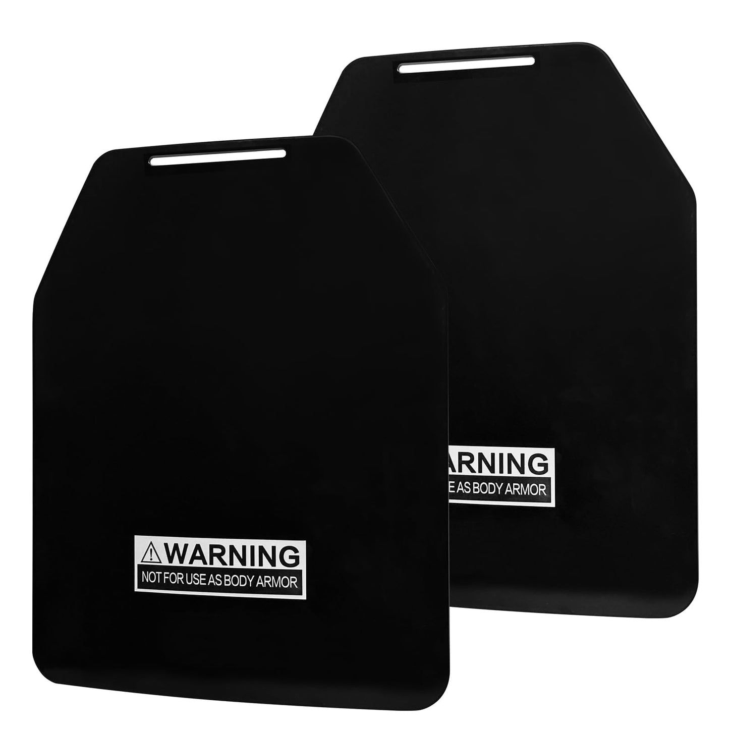 ULIONTAC Alloy Steel Weight Vest Plates 2.75lbs Hexagon Tactical Curved Plates for Weight Vest, Fixed Weight Plates for Training, Home Gym Workout 12x10 inch (2pcs, Black)