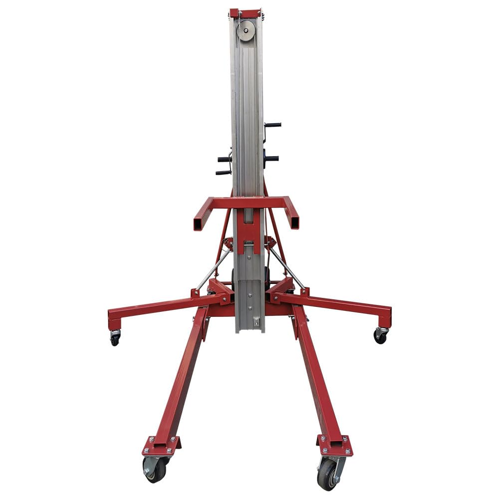 Manual Material Lift, Contractor Lift, 21ft Height, 550 lb. Capacity