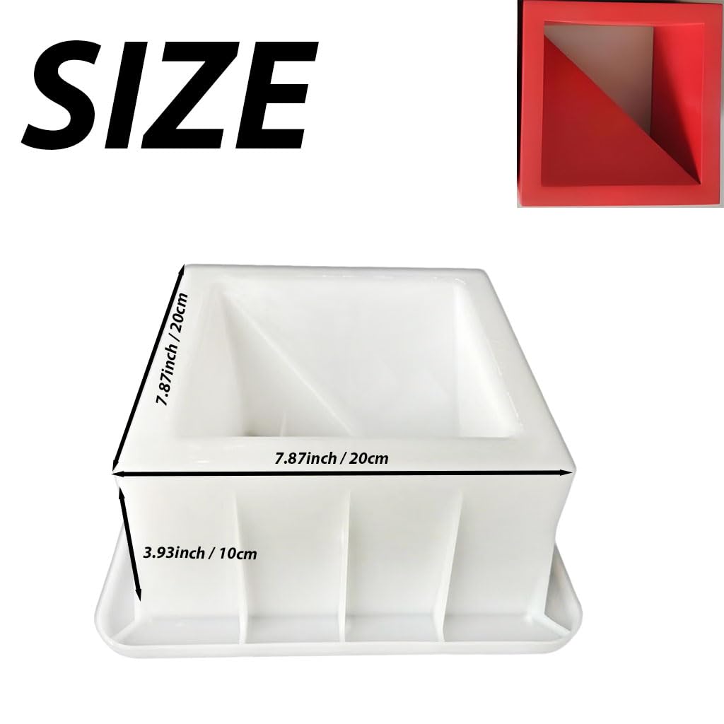 MWYZGMOLD Concrete Hollow Brick Mold,Concrete Wall Block Molds,Easy Demolding Concrete Molds,Lightweight Reusable Cement Block Molding Tool for Construction,Landscaping and Road Projects(Brick2119)