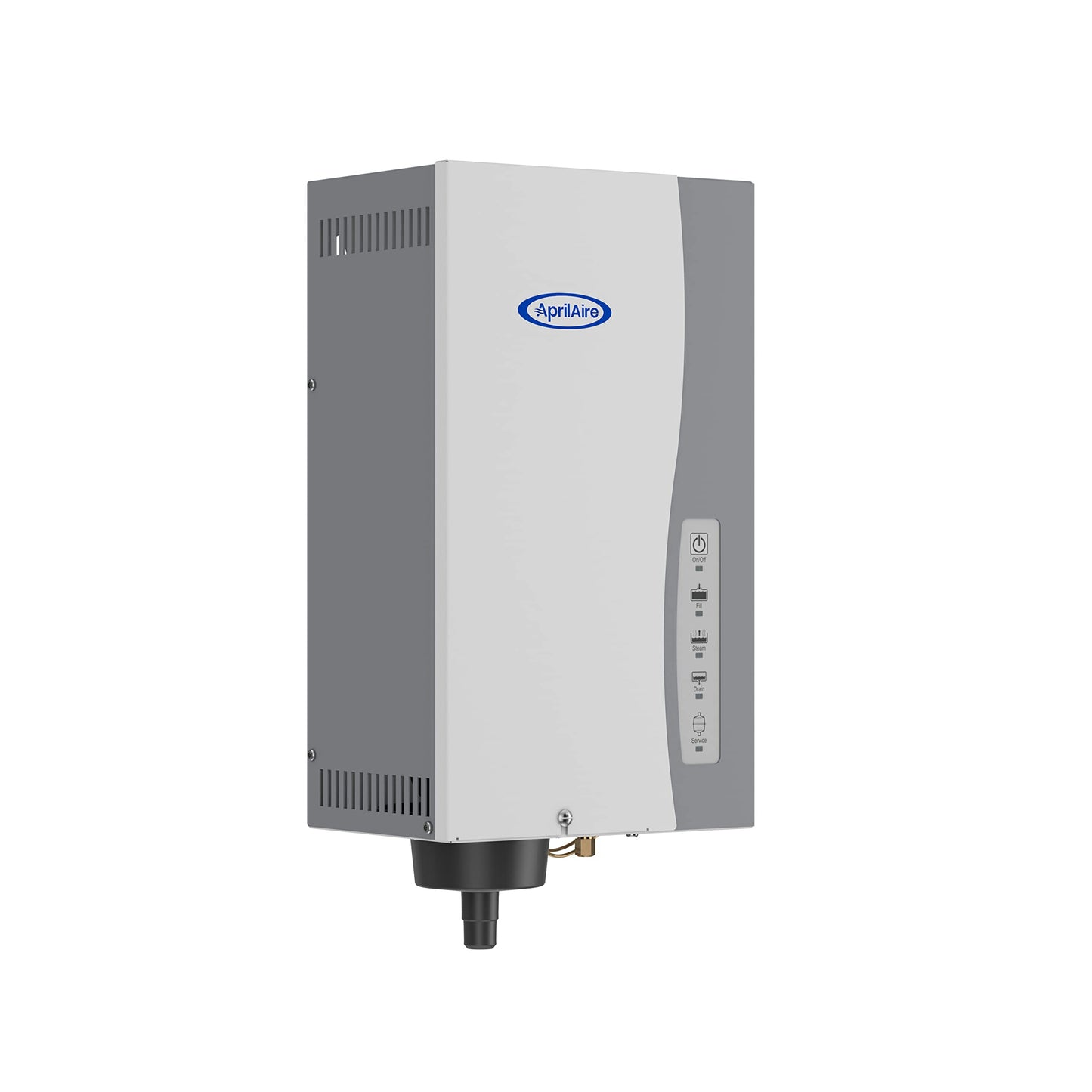 AprilAire 865 Whole-House Steam Humidifier, Manual Steam Humidifier with Wall Mount Fan, Whole-House Humidifier for Homes without HVAC Duct System up to 10,300 Sq. Ft., White