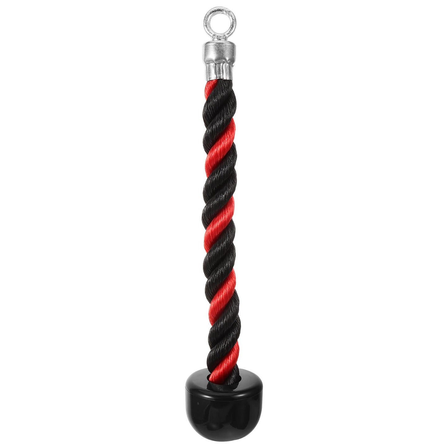 BESPORTBLE Single Grip Tricep Rope Pull Down - Heavy Duty Bicep Kit Exercise Attachment Easy to Grip & Non Slip Cable Attachment for Home Gym Pulley Workout Tricep Push Down Rope 1Pc