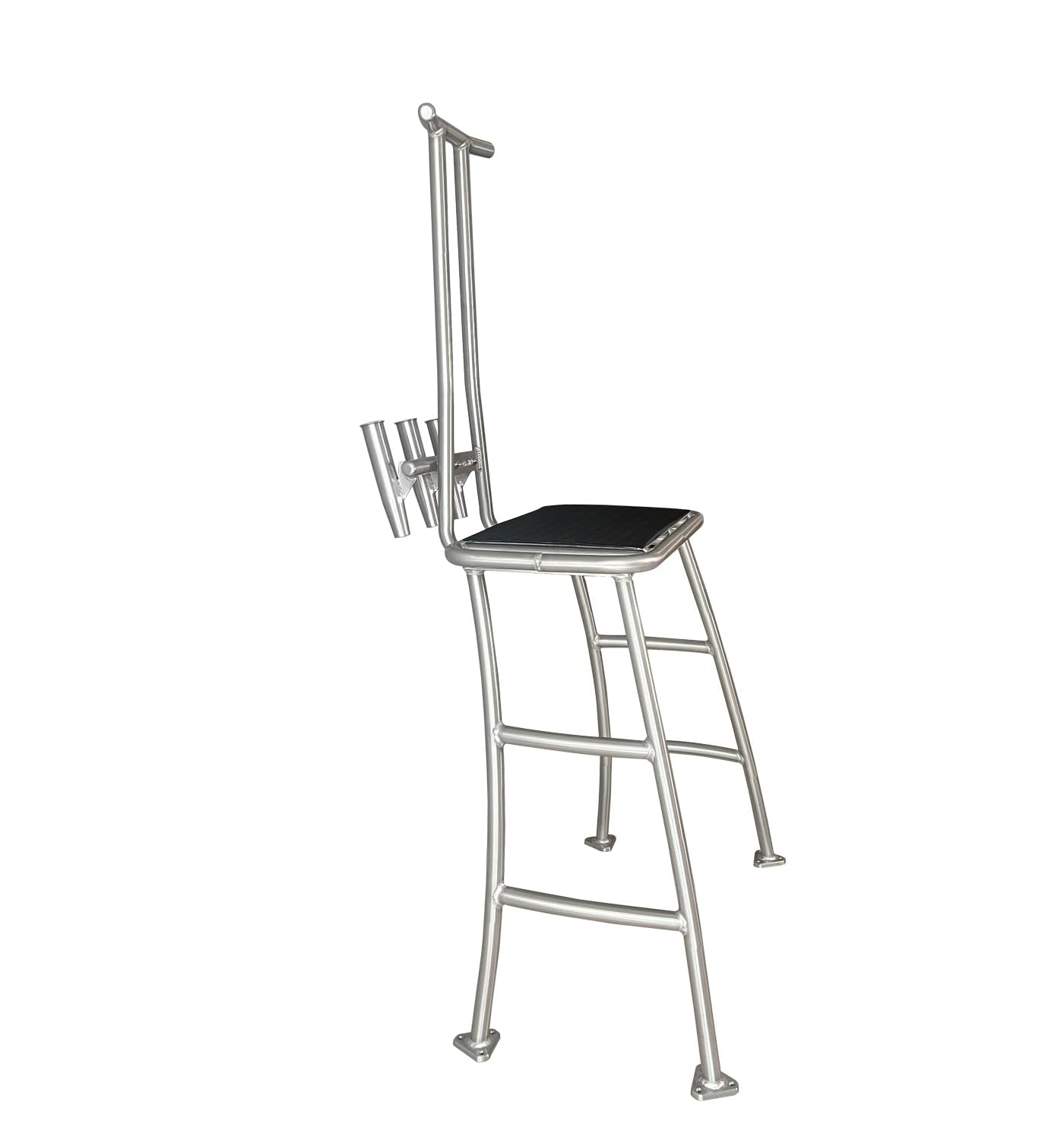 lawai'a Dolphin Pro+ Poling Platform, Aluminum, Silver, 31.5 x 18.5 x 35 in, 3-Year Warranty