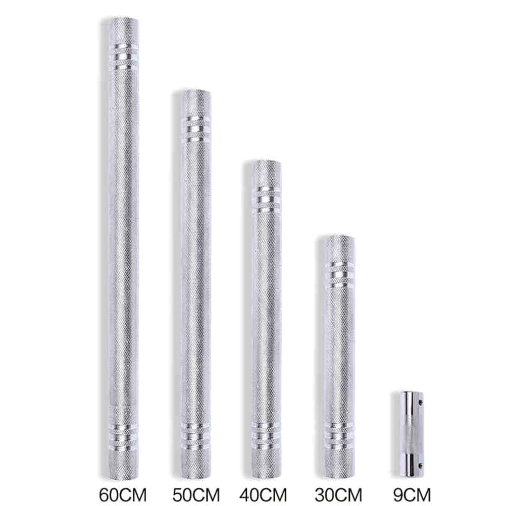 Dumbbell Connecting Rod 40Cm Threaded Dumbbell Coupler for Strength Training with Steel Construction