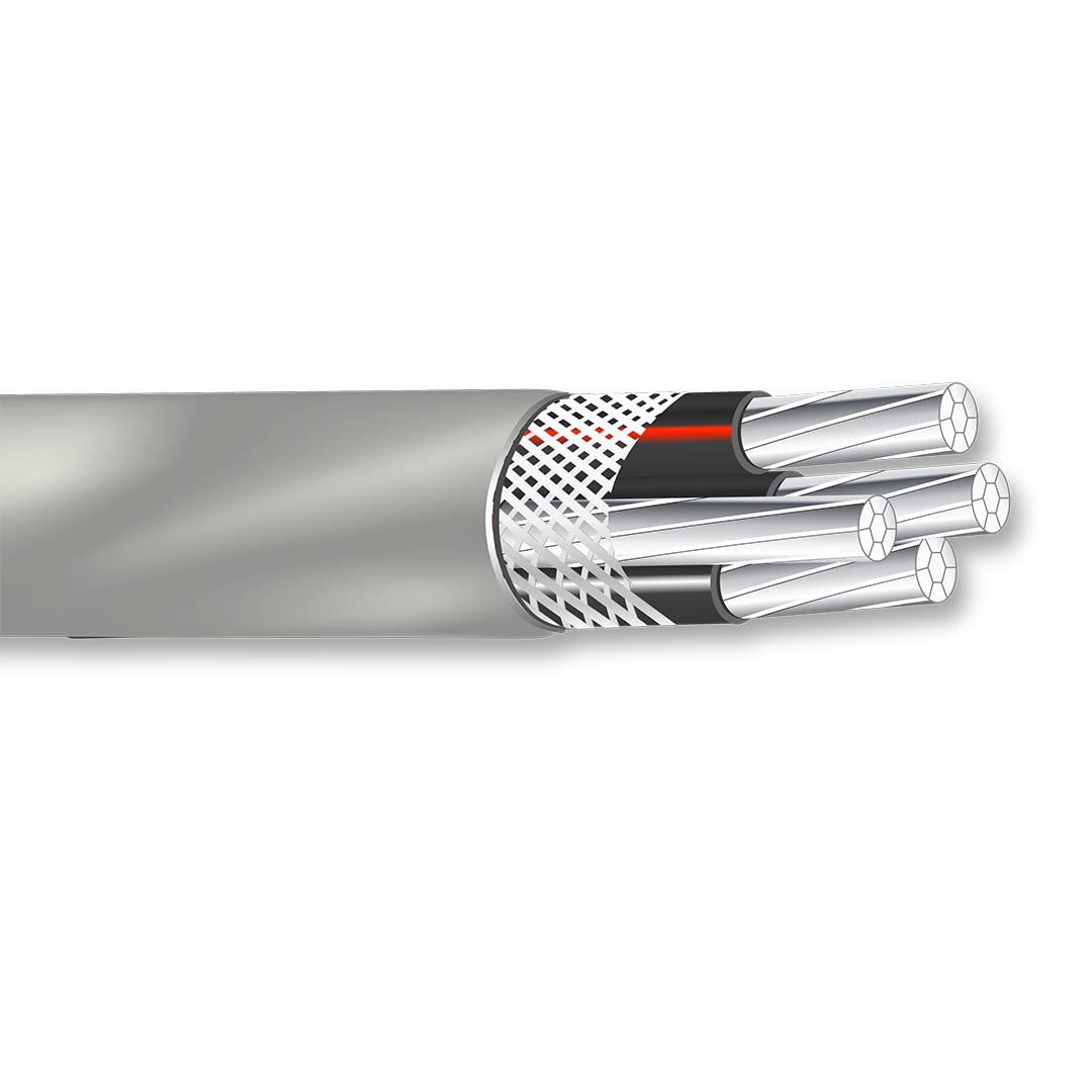 NASSAU ELECTRICAL SUPPLY 50' Nassau 1-1-1-3 SER Aluminum Service Entrance Cable 600V