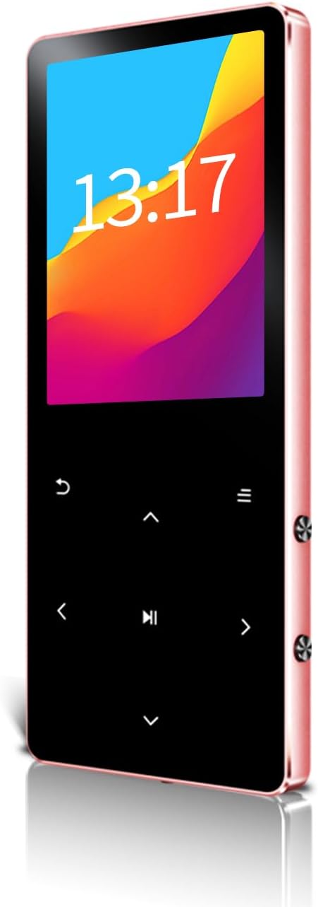 Tengsen Mp3 5.3, Mp3 128GB, Gold,64GB) Player with Bluetooth Portable Digital Music Player with Speaker, FM Radio