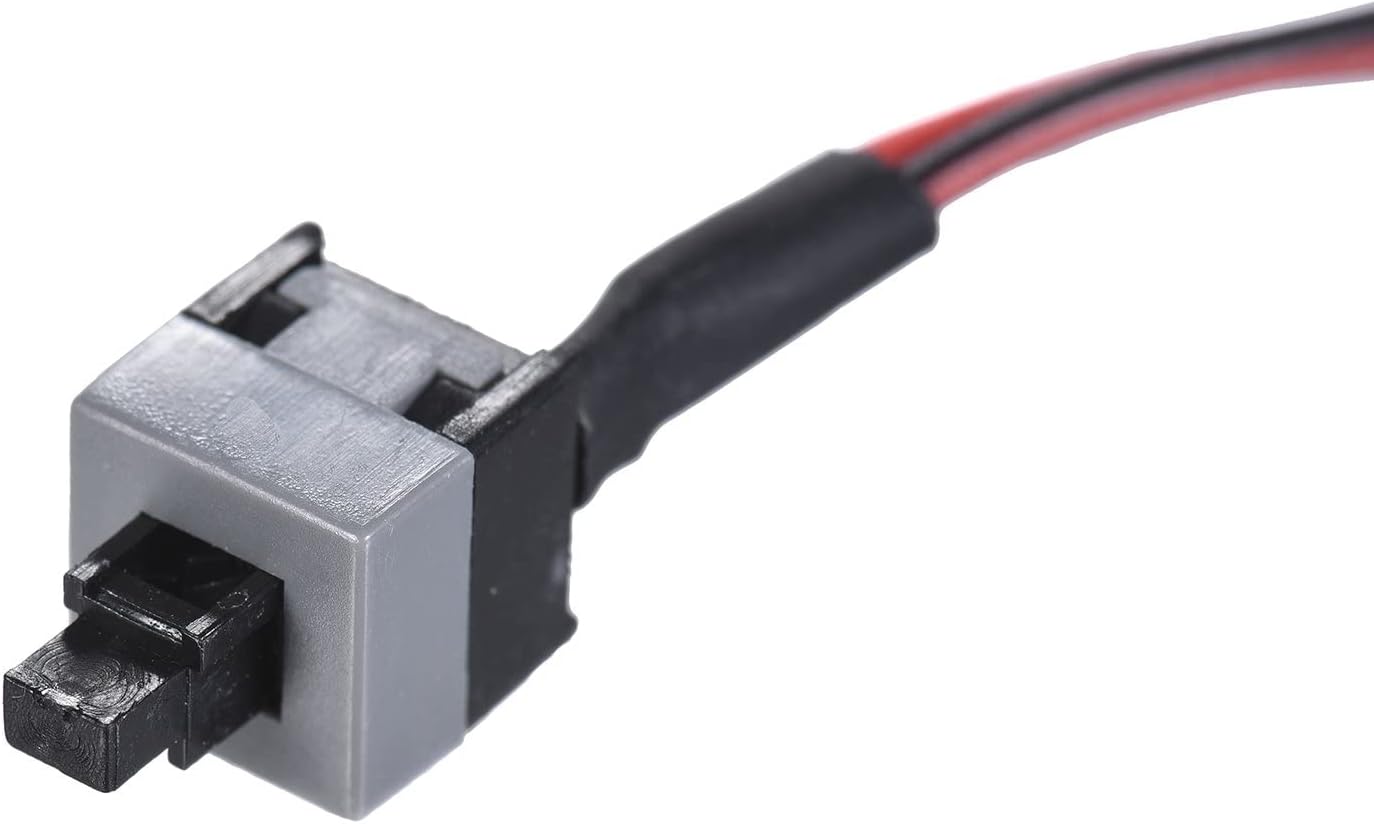Warmstor 3 Pack 2 50CM Pin SW PC Desktop Power Cable On/Off Push Button ATX Computer Switch Cord